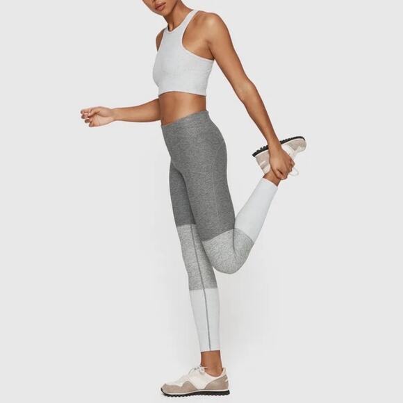 OUTDOOR VOICES High Rise Gradient Leggings Gray Small S - Picture 2 of 9